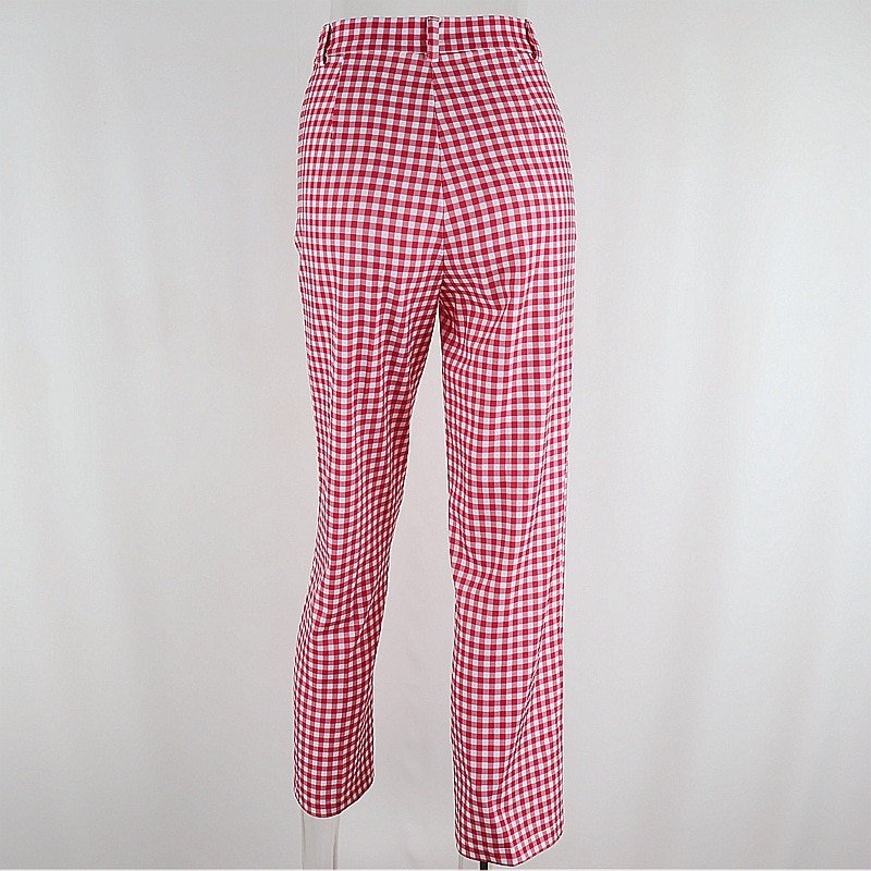 pink plaid pants mens