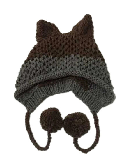 Cute Fox Ears Beanie Knit Hat