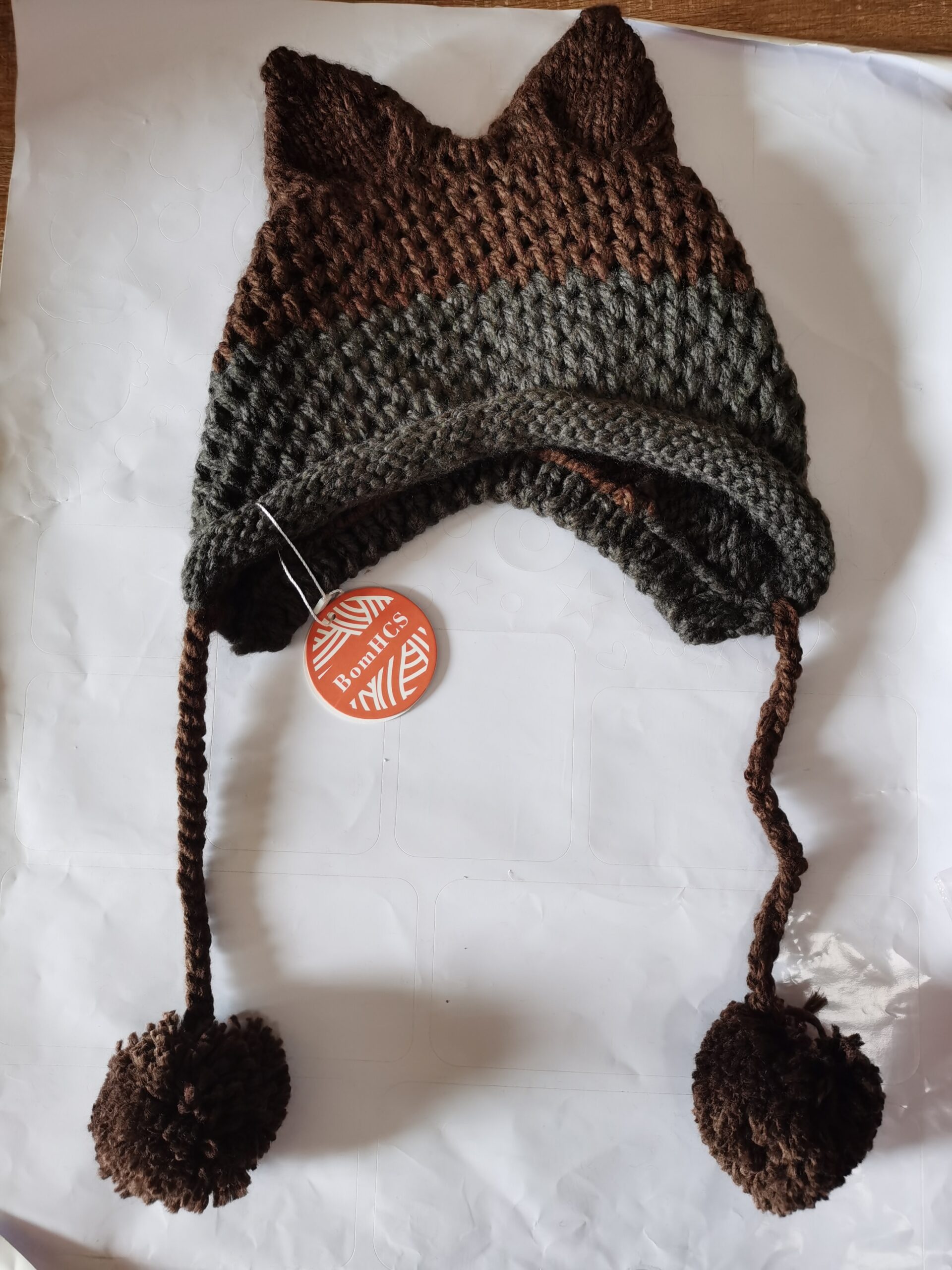 Cute Fox Ears Beanie Knit Hat