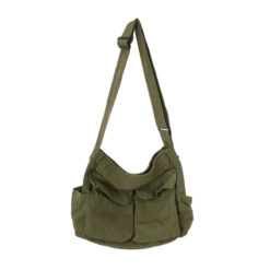 Canvas Shoulder Bags with pocket
