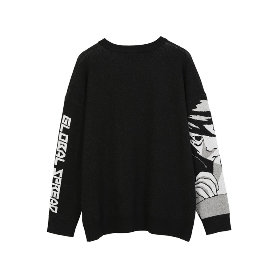 Japanese Anime Knitted Oversized Sweater