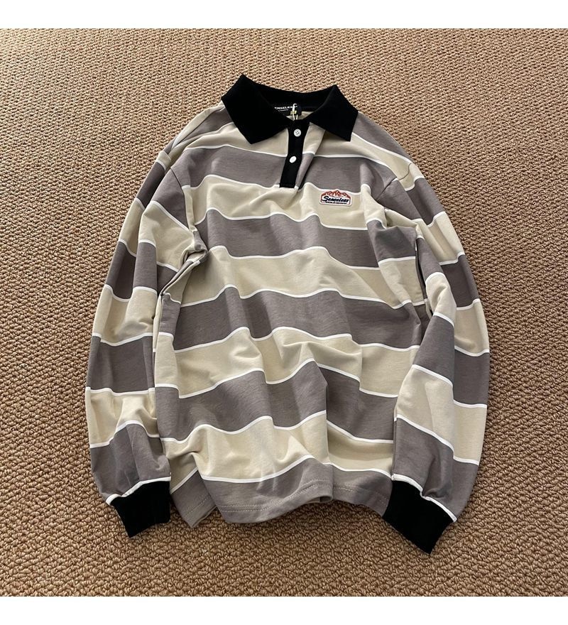 Retro Striped POLO Shirt