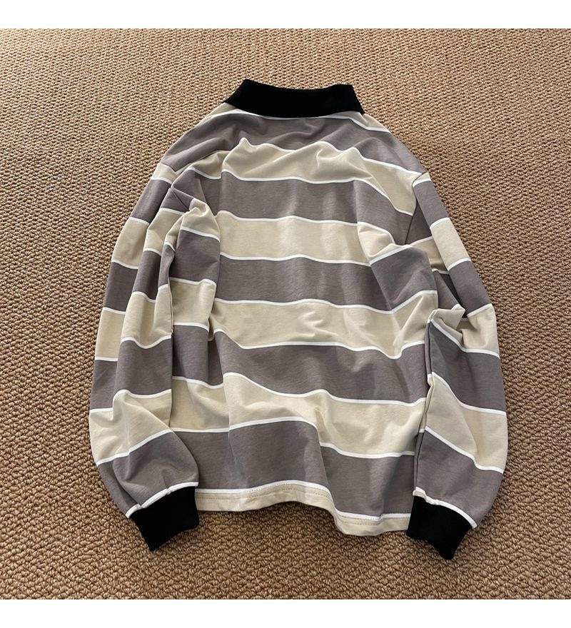 Retro Striped POLO Shirt