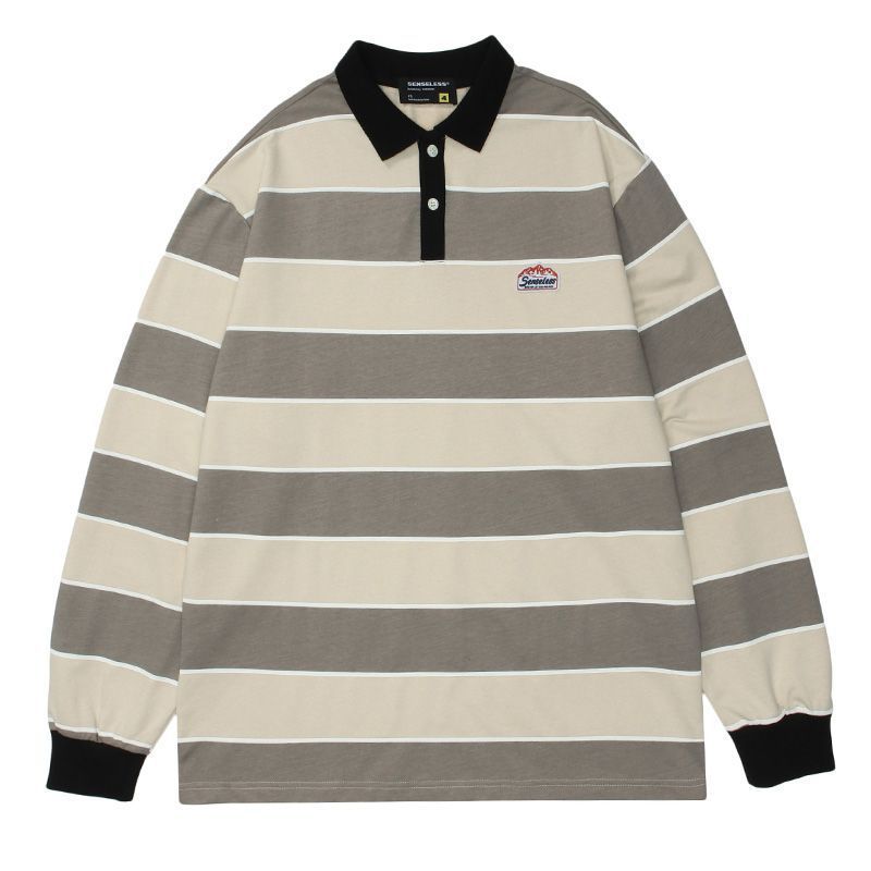 Retro Striped POLO Shirt