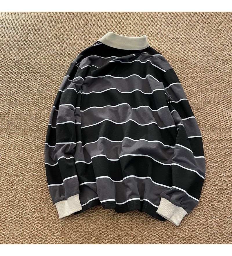 Retro Striped POLO Shirt