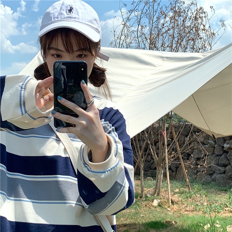 Retro Striped POLO Shirt