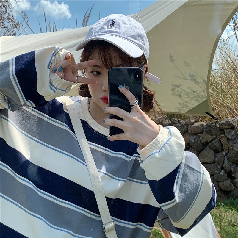 Retro Striped POLO Shirt