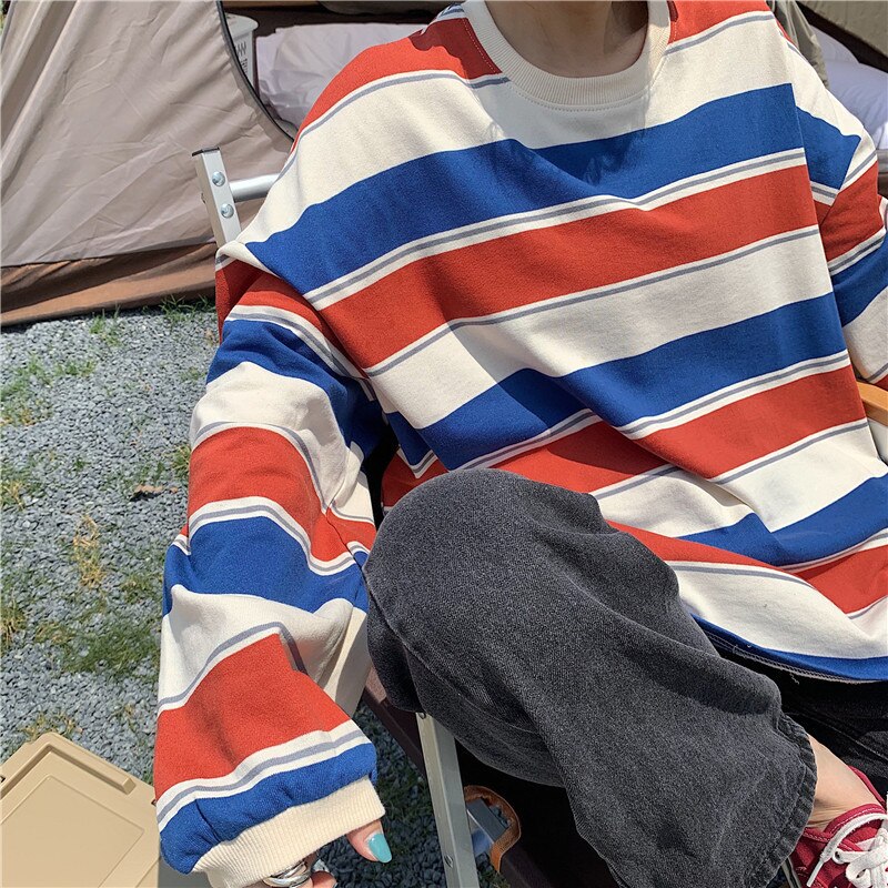 Retro Striped POLO Shirt