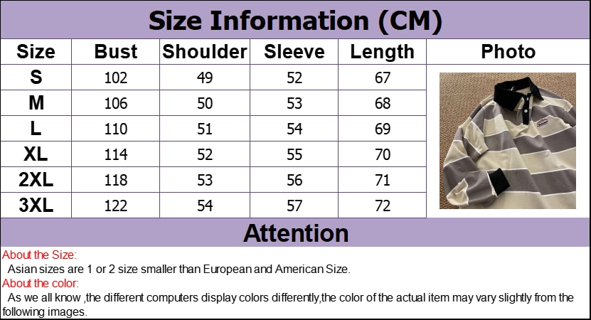 Retro Striped POLO Shirt