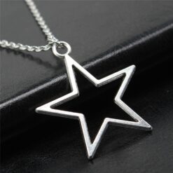 Hollow Star Pendant Necklace