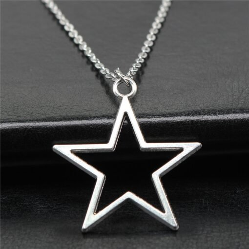 Hollow Star Pendant Necklace