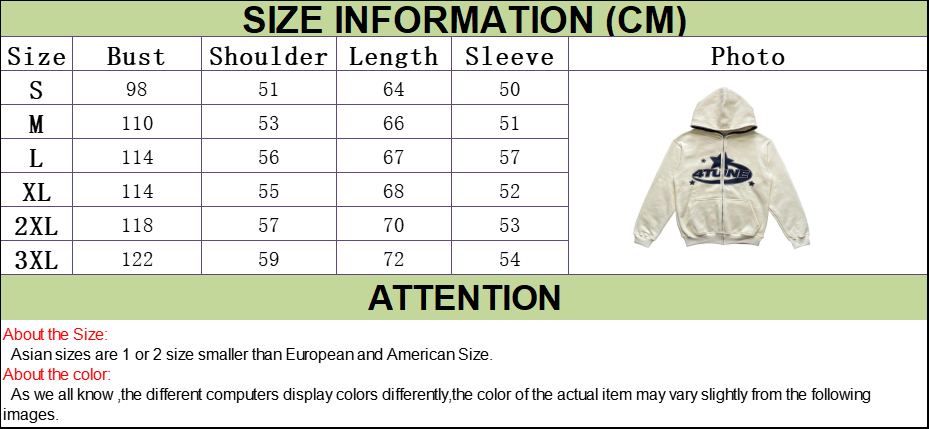 Star Letter Print Oversized Hoodies