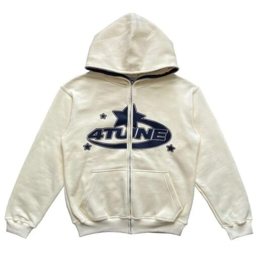 Star Letter Print Oversized Hoodies