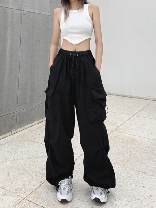 Y2K Streetwear Wide Leg Cargo pants