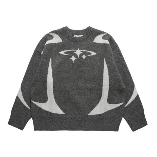 Y2K Stars Graphic Sweaters