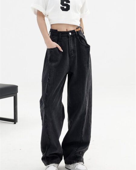 Harajuku Black big pocket Pants