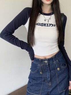 Kpop Skinny Y2K Tees