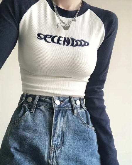 Kpop Skinny Y2K Tees