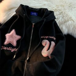 Star Flocking Hoodies