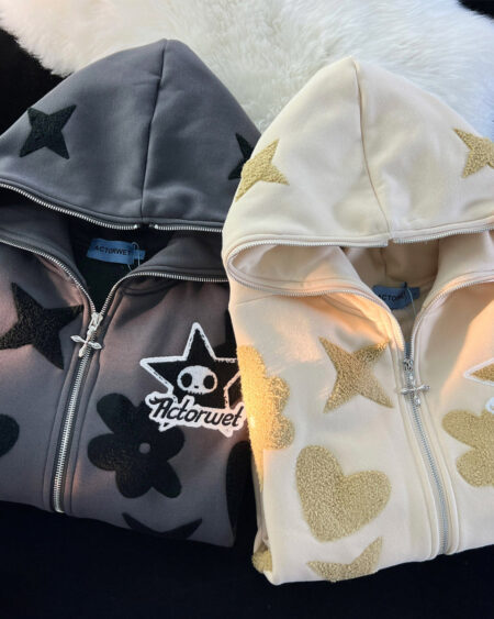 Oversized Zip Up Warm Hoodie