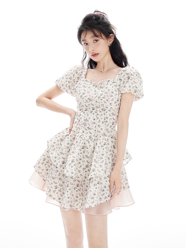 Korean coquette aesthetic Dress - Cherryourshop
