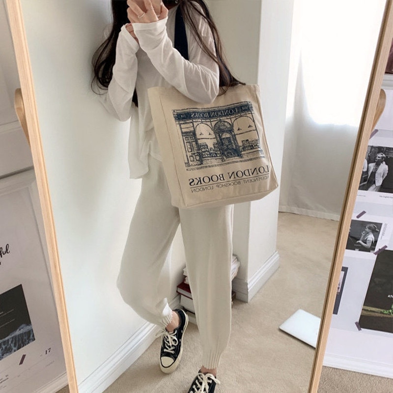 London Books Print Tote Bag