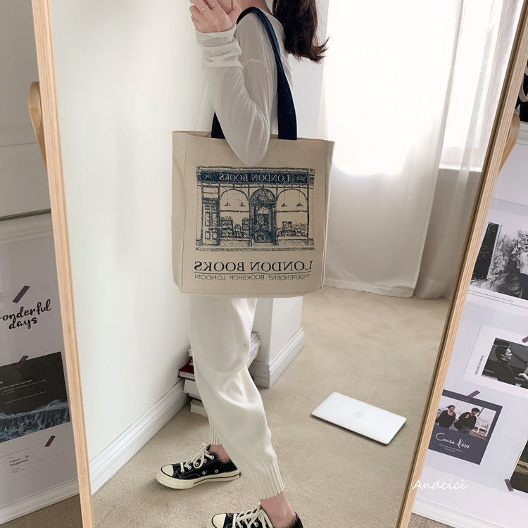 London Books Print Tote Bag