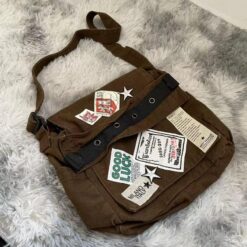 Star Patch School Crossbody Bags