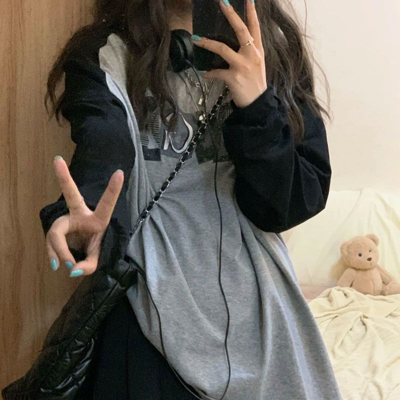 Long Sleeve Gray Tshirts