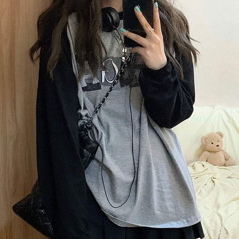 Long Sleeve Gray Tshirts