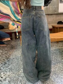 Big Pocket Oversize Loose Pants