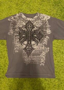 Vintage Back Wing Graphic T Shirt