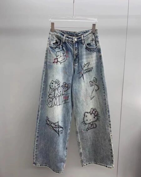 KT cat blue Pants