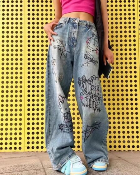 KT cat blue Pants