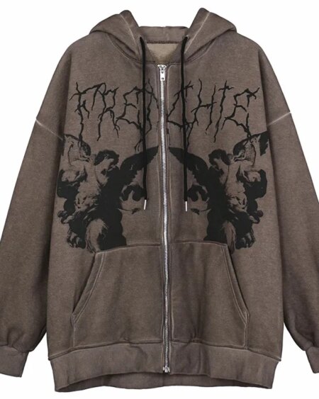 Angel Print Hoodies