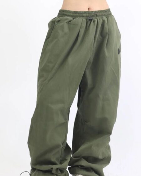 Oversized Cargo Parachute Pants