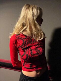 Spider Aesthetic Shirt Slim