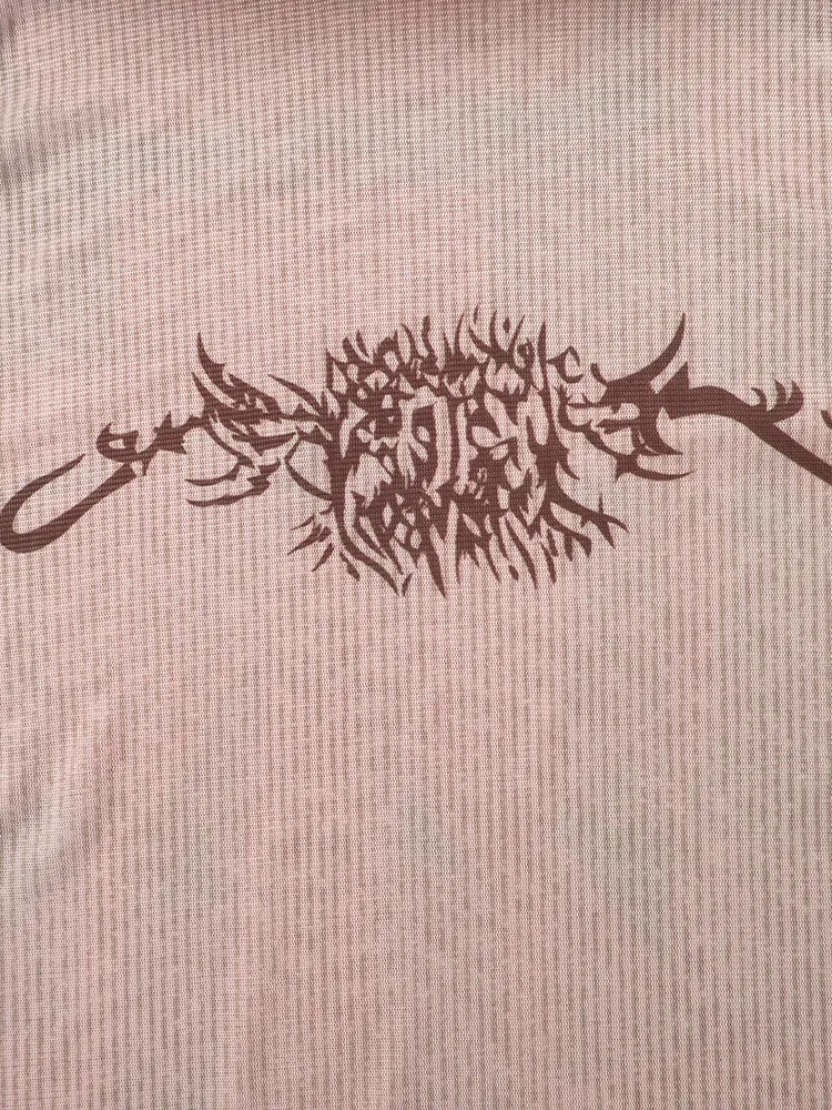 Goth Mesh Long Sleeve Top