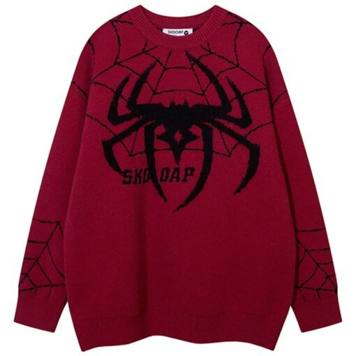 Knitwear Oversized Spider Sweaters Outerwear Sweaters