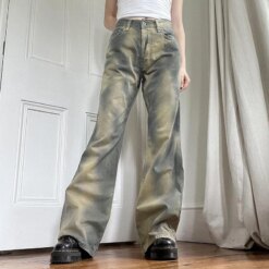 Washed Gradient Basic Jeans BOTTOMS Pants & Jeans