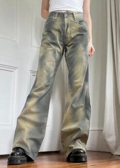 Washed Gradient Basic Jeans BOTTOMS Pants & Jeans