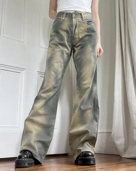 Washed Gradient Basic Jeans BOTTOMS Pants & Jeans