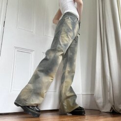 Washed Gradient Basic Jeans BOTTOMS Pants & Jeans