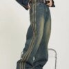 Wide Leg Baggy Denim Trouser BOTTOMS Pants & Jeans