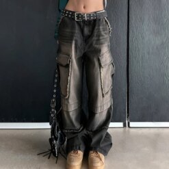 Gradient Cargo Jeans BOTTOMS Pants & Jeans