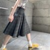 A-line Temperament Loose Pleated Skirt BOTTOMS Skirts