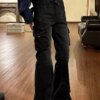 Lady Black Flare Bell Jeans BOTTOMS Pants & Jeans