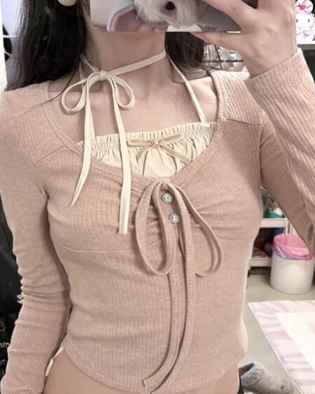 Ballet Spicy Girl Bow Short Top ACCESSORIES