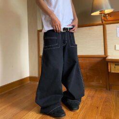 Crossover Cargo Baggy Jeans BOTTOMS Pants & Jeans