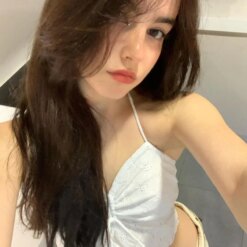 Drawstring Lace Eyelet Slim Camisole Crop Tops TOPS